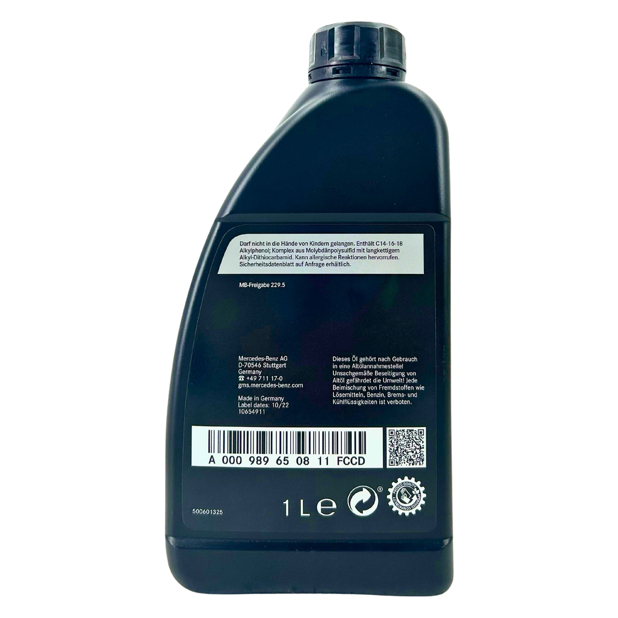 Mercedes AMG 0W-40 229.5 1 Liter