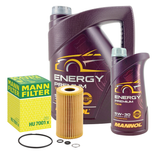 6L Mannol Energy Premium 5W30 Mann Filter HU 7001 x Hyundai i40 CW CF 1.7 CRDi