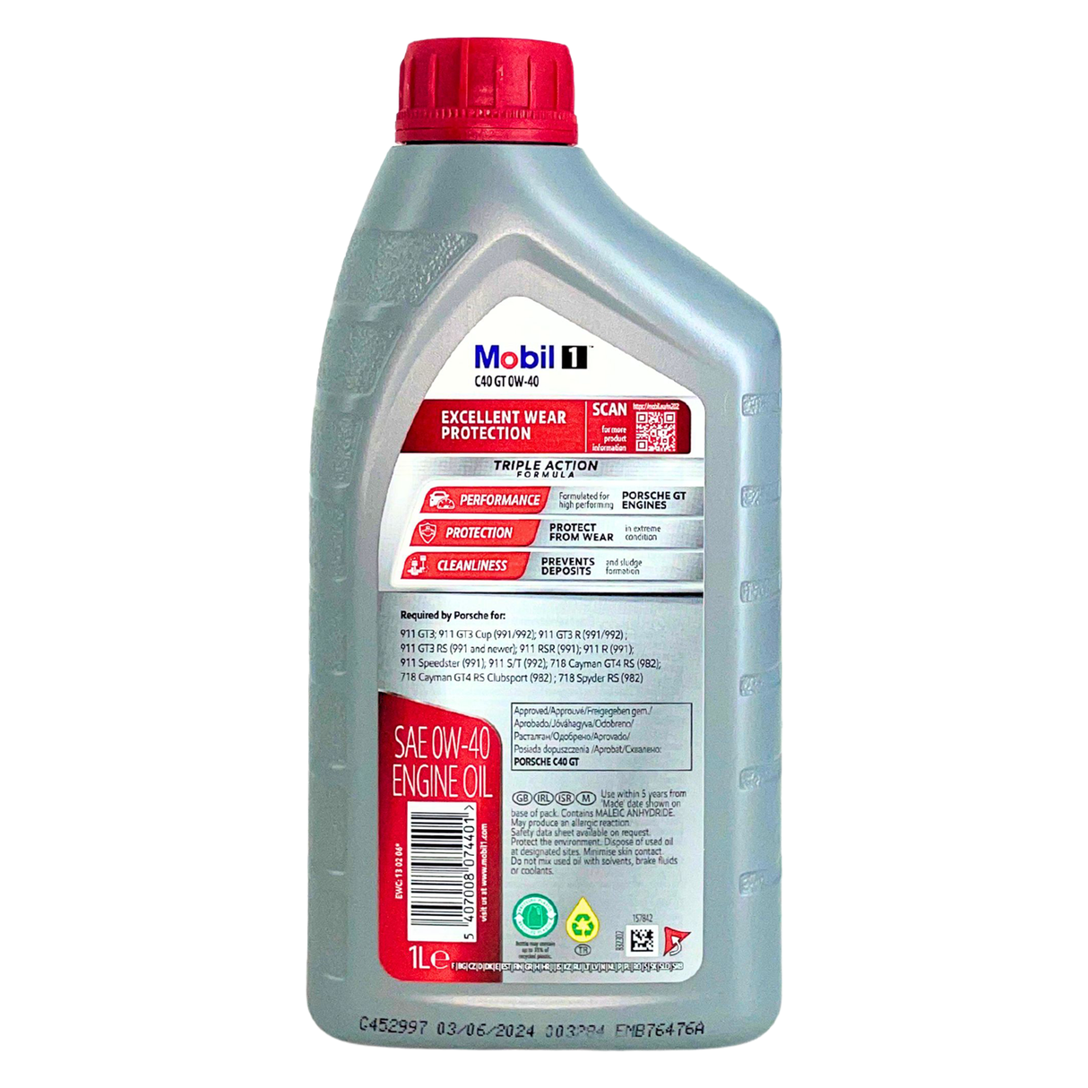 Mobil 1 C40 GT 0W-40 1 Liter