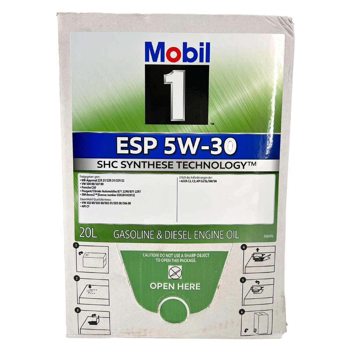 Mobil 1 ESP 5W-30 20 Liter BAG-IN Box