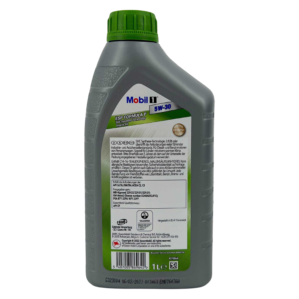 Mobil 1 ESP Formula P 5W-30 1 Liter