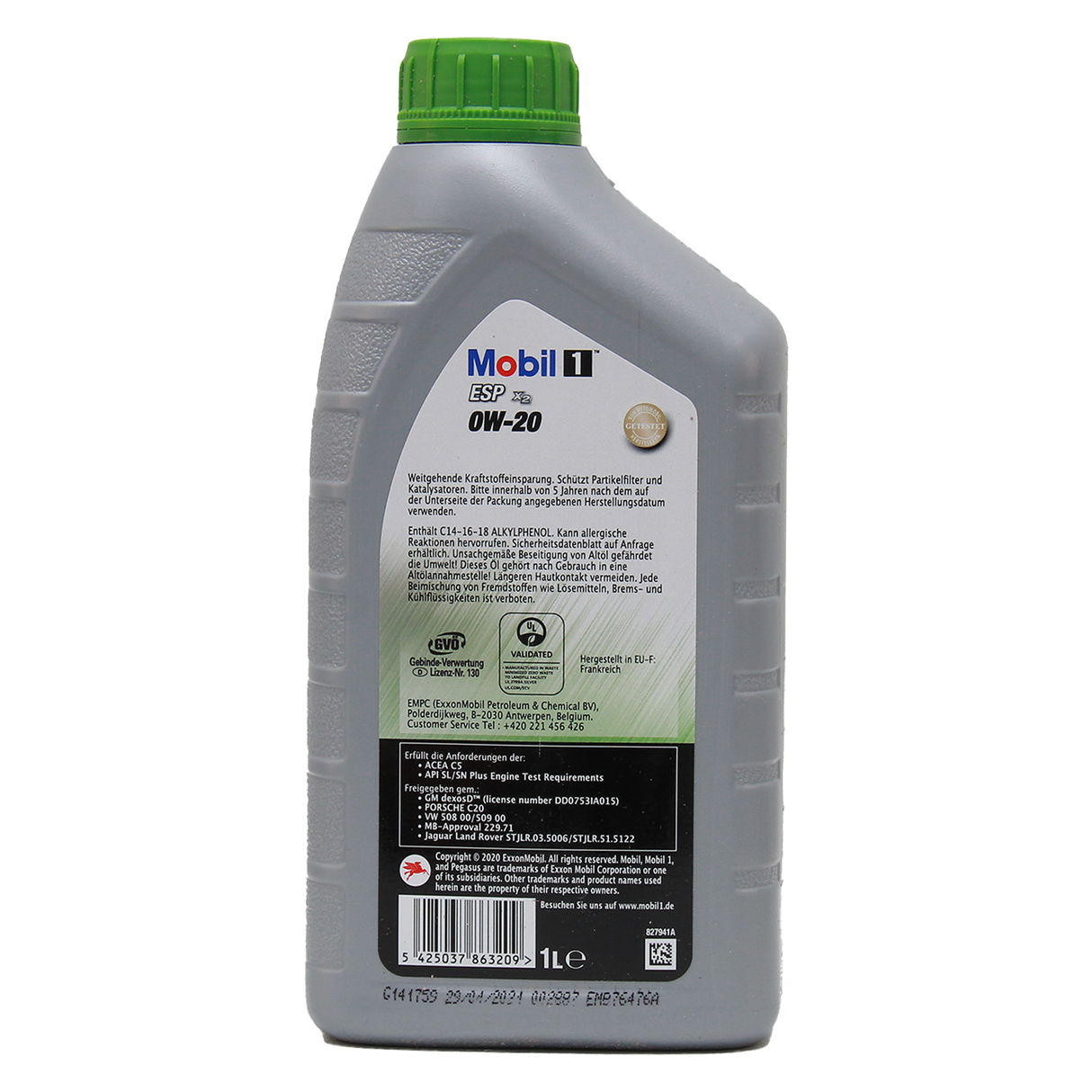 Mobil 1 ESP X2 0W-20 1 Liter