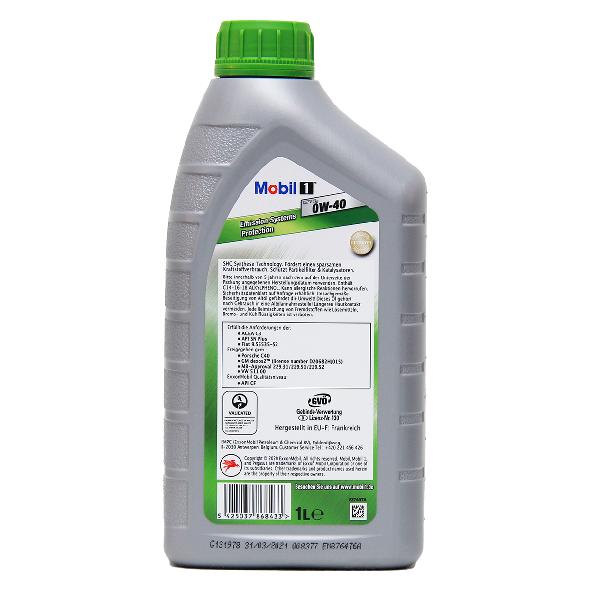 Mobil 1 ESP X3 0W-40 1 Liter