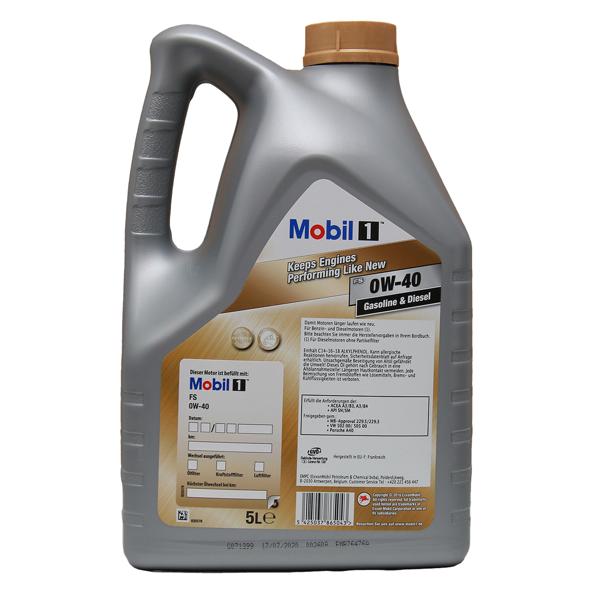 Mobil 1 FS 0W-40 5 Liter