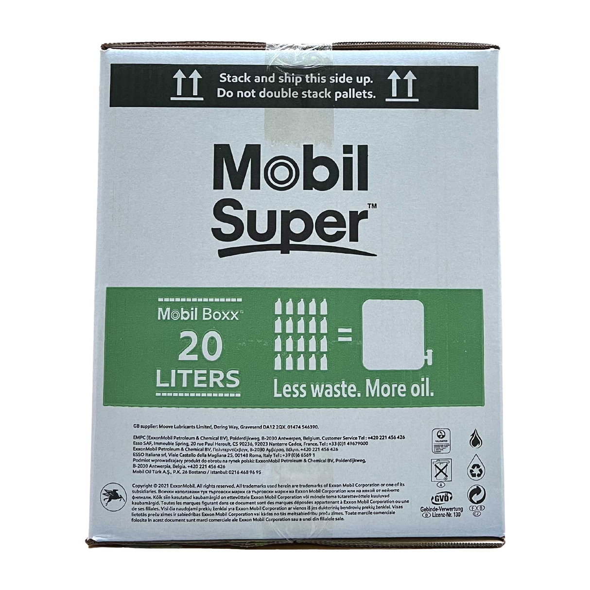 Mobil Super 3000 Formula V 5W-30 20 Liter BAG-IN Box