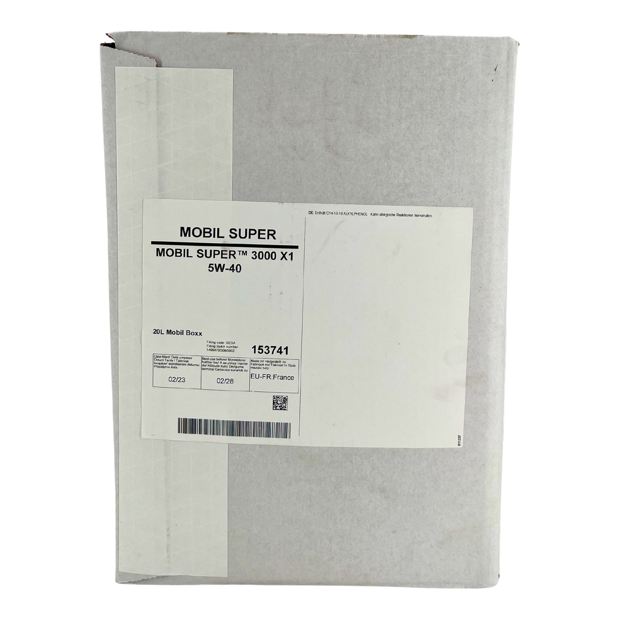 Mobil Super 3000 X1 5W-40 20 Liter BAG-IN Box