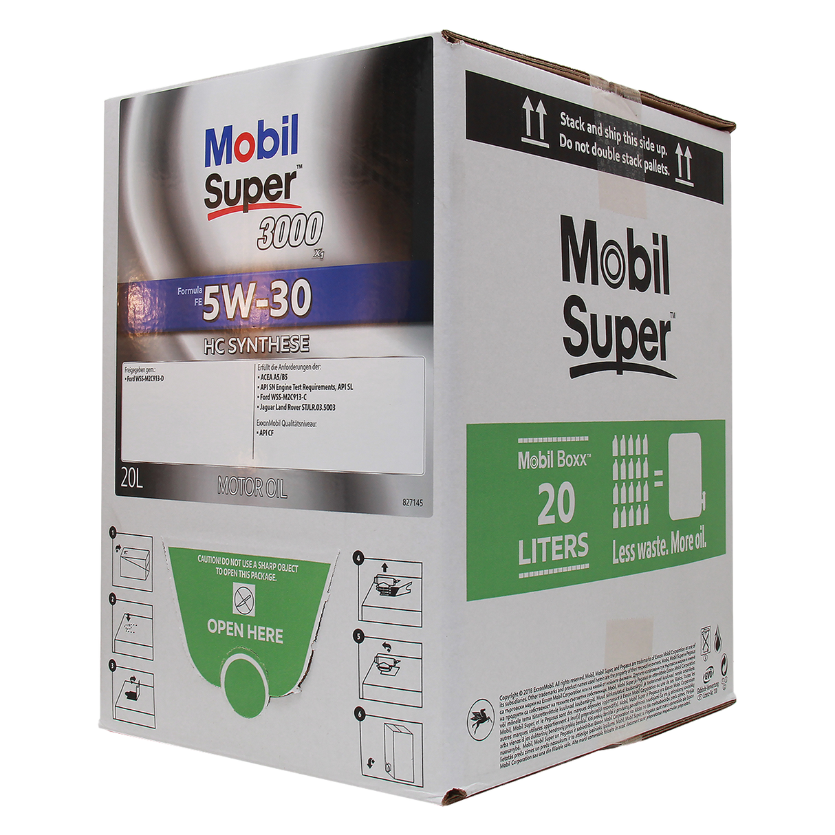 Mobil Super 3000 X1 Formula FE 5W-30 20 Liter BAG-IN Box
