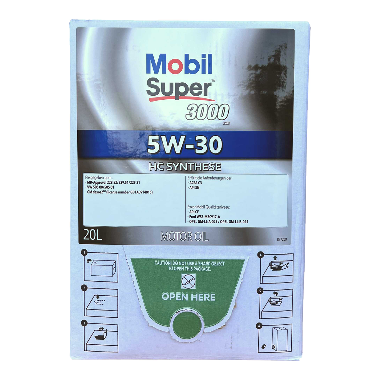 Mobil Super 3000 XE 5W-30 20 Liter BAG-IN Box