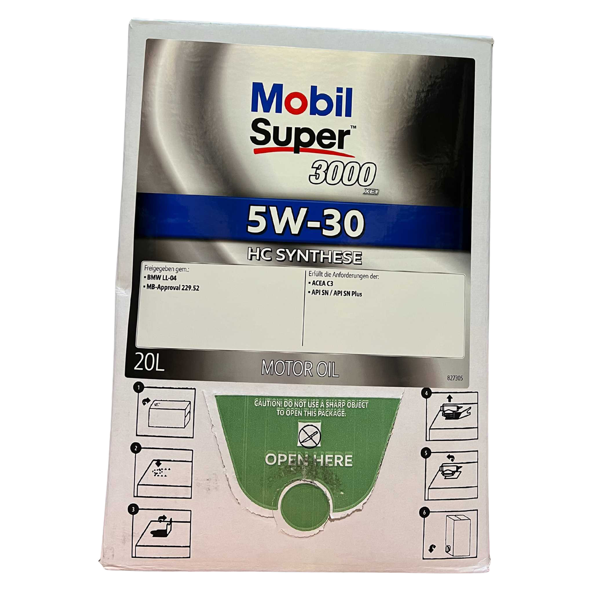 Mobil Super 3000 XE1 5W-30 20 Liter BAG-IN Box