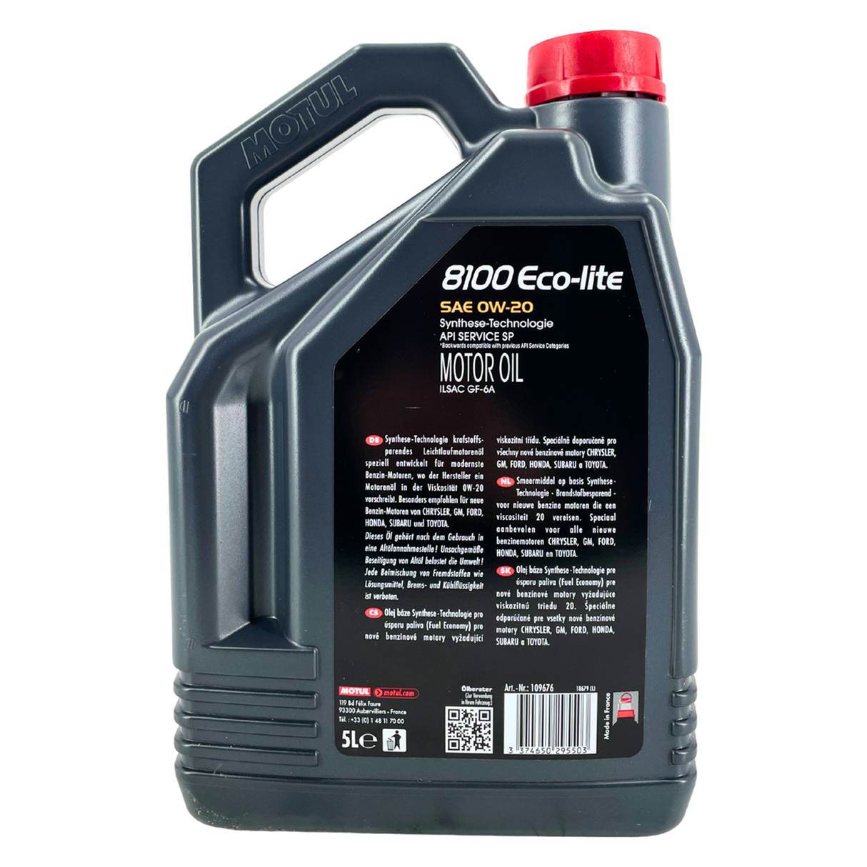 Motul 8100 Eco-Lite 0W-20 5 Liter