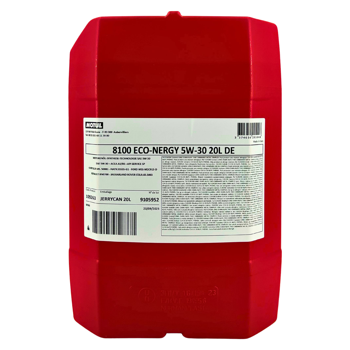 Motul 8100 Eco-nergy 5W-30 20 Liter