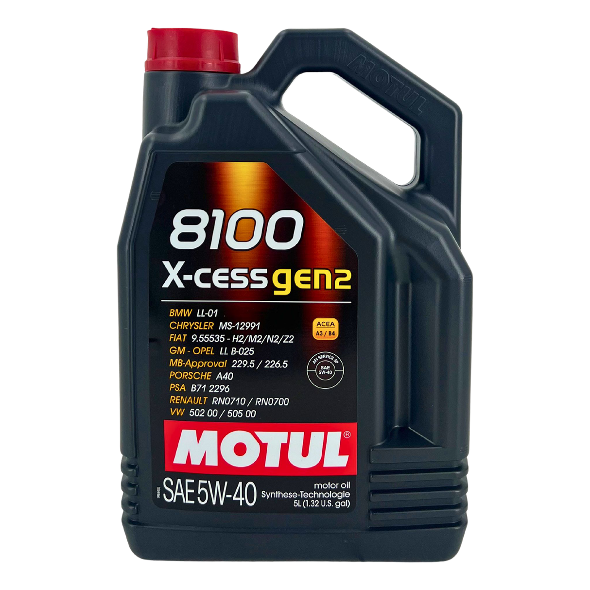 Motul 8100 X-cess GEN2 5W-40 5 Liter