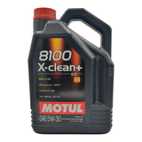 Motul 5W30 5W-30 8100 X-Clean+ & Ölfilter Mann HU719/7X Ölwechsel 5Liter 109220