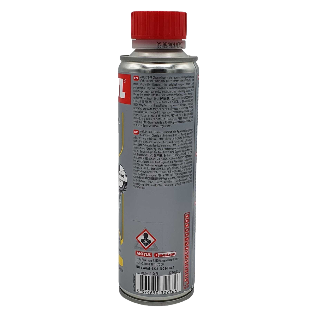 Motul DPF Reiniger Dieselpartikelfilter Reiniger 300 ML
