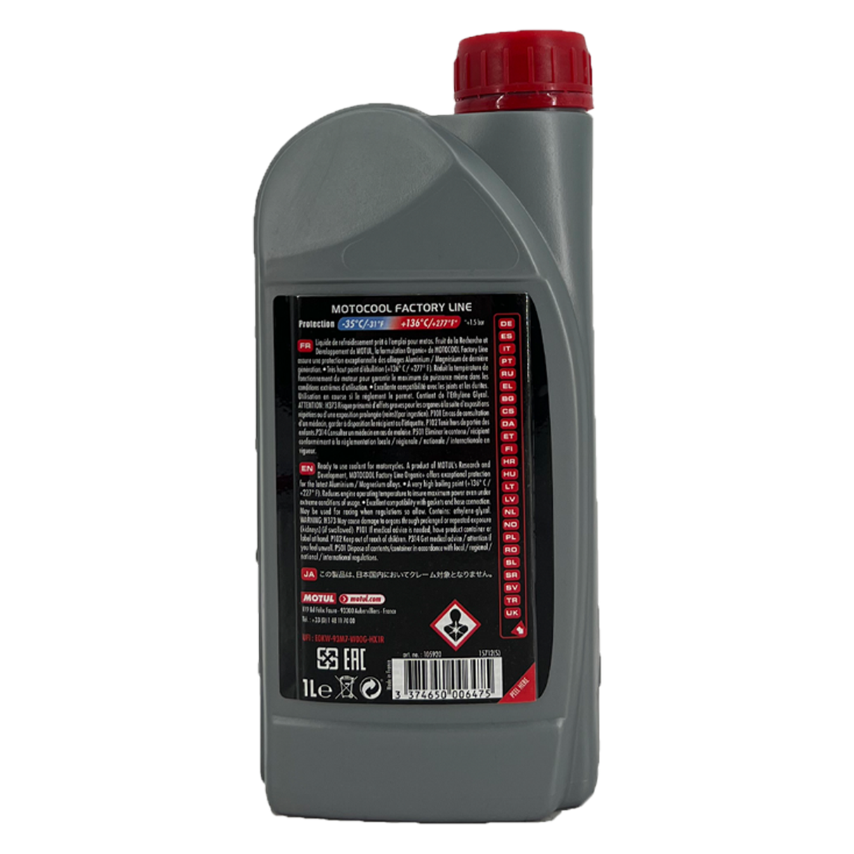 Motul Motocool Factory Line Organic+ 1 Liter