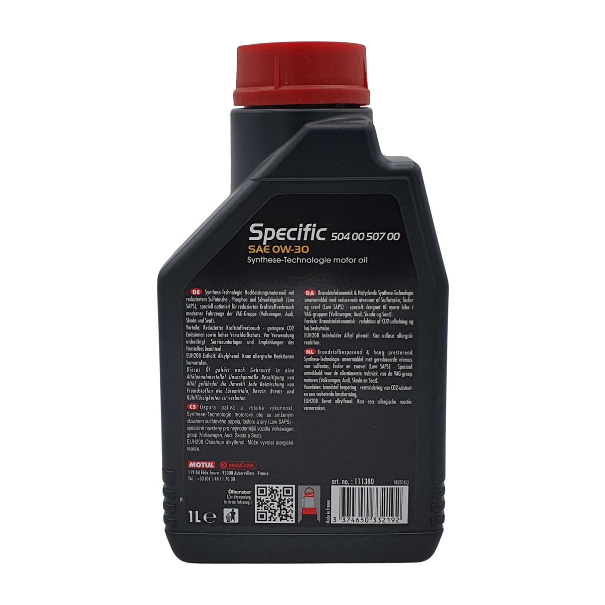 Motul Specific 504 00 - 507 00 0W-30 1 Liter