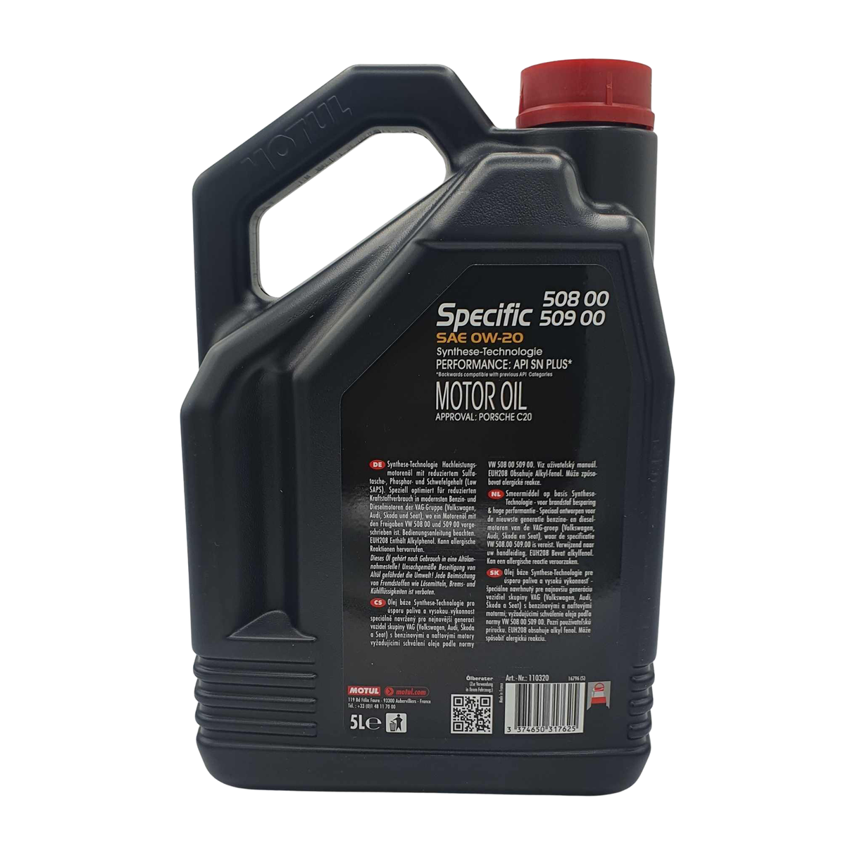 Motul Specific 508 00 - 509 00 0W-20 5 Liter