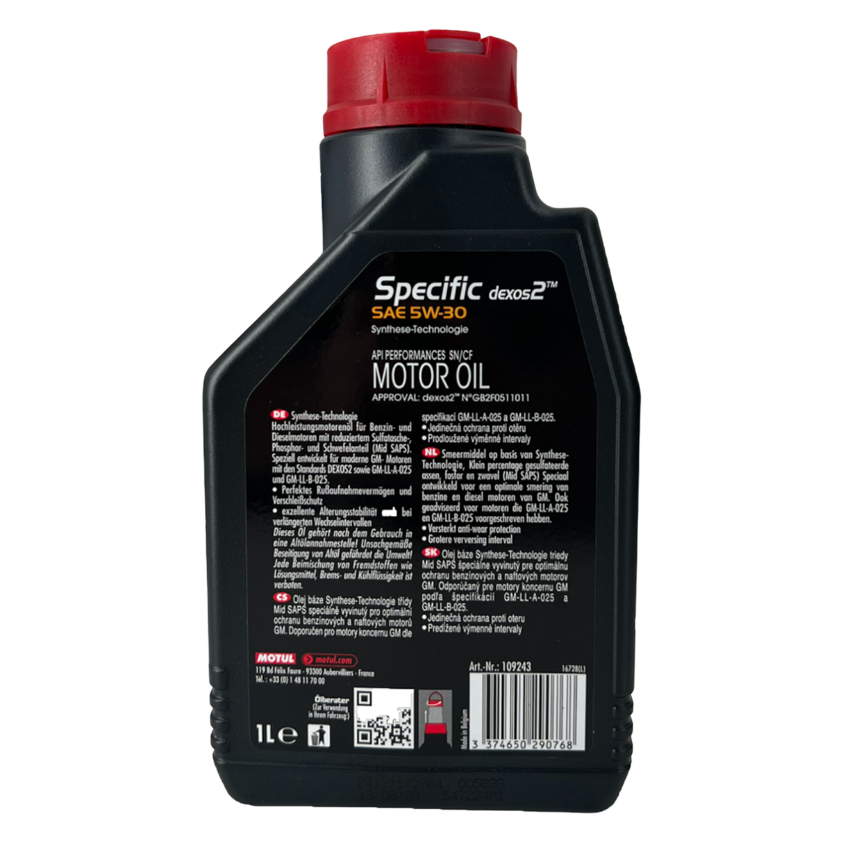 Motul Specific Dexos 2 5W-30 1 Liter