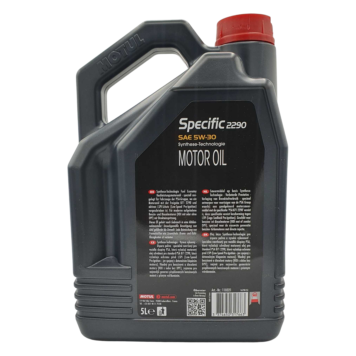 Motul Specific PSA B71 2290 5W-30 5 Liter