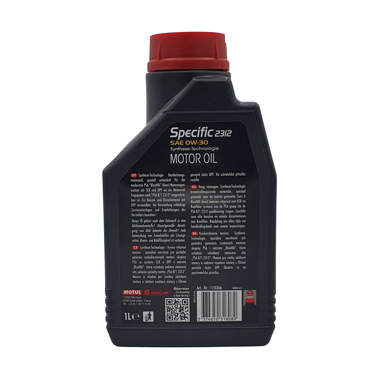 Motul Specific PSA B71 2312 0W-30 1 Liter