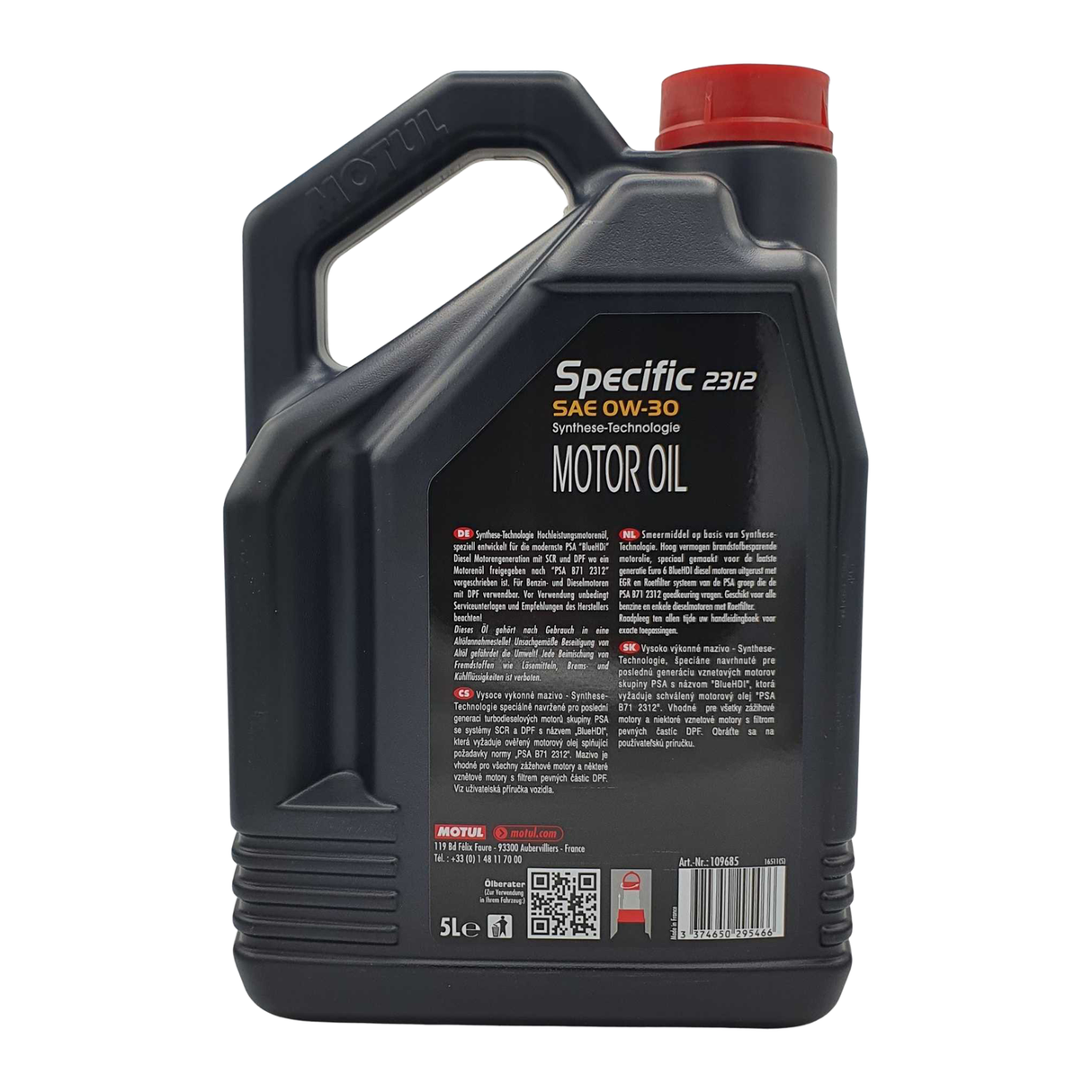 Motul Specific PSA B71 2312 0W-30 5 Liter