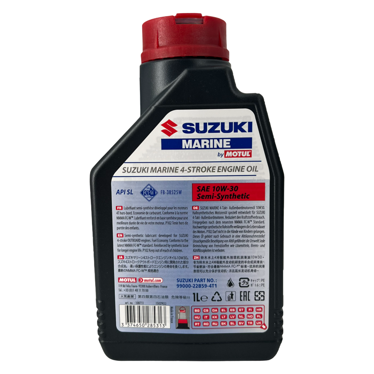 Motul Suzuki Marine 4-Stroke Engine Oil 10W-30 1 Liter