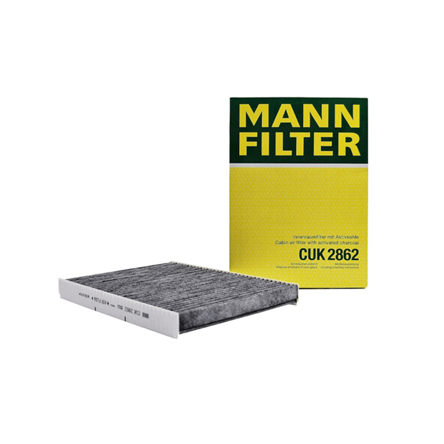 Original MANN-FILTER FILTER INNENRAUMLUFTFILTER CUK 2862 AUDI A3 VW GOLF 4 LUPO POLO