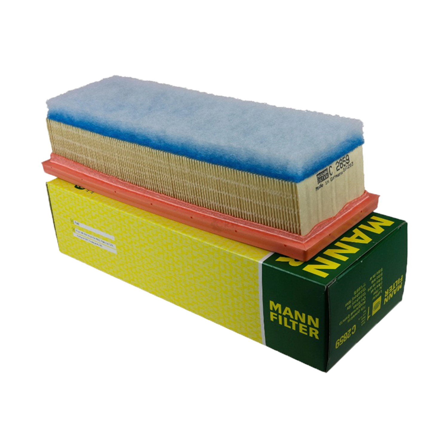 Original MANN-FILTER LUFTFILTER C 2859 FIAT 500 PANDA PUNTO FORD KA