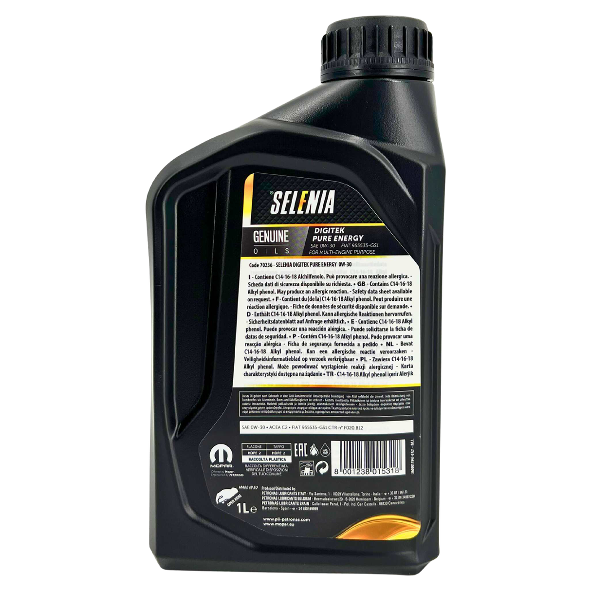 Selenia Digitek Pure Energy 0W-30 1 Liter