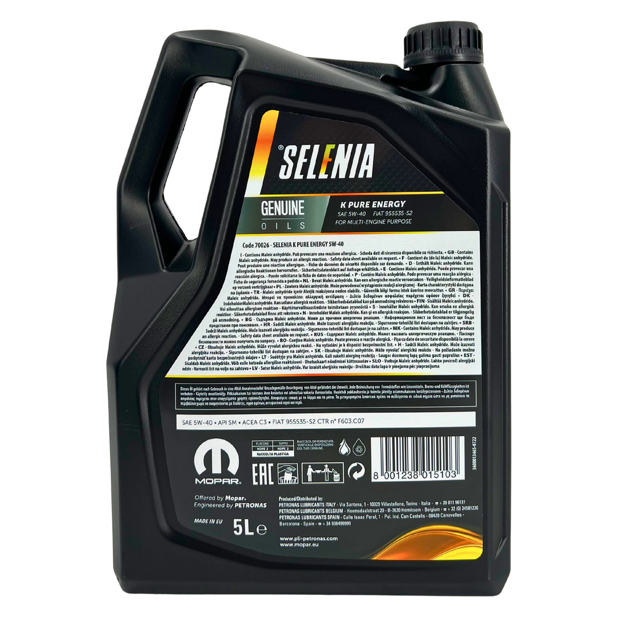 Selenia K Pure Energy 5W-40 5 Liter