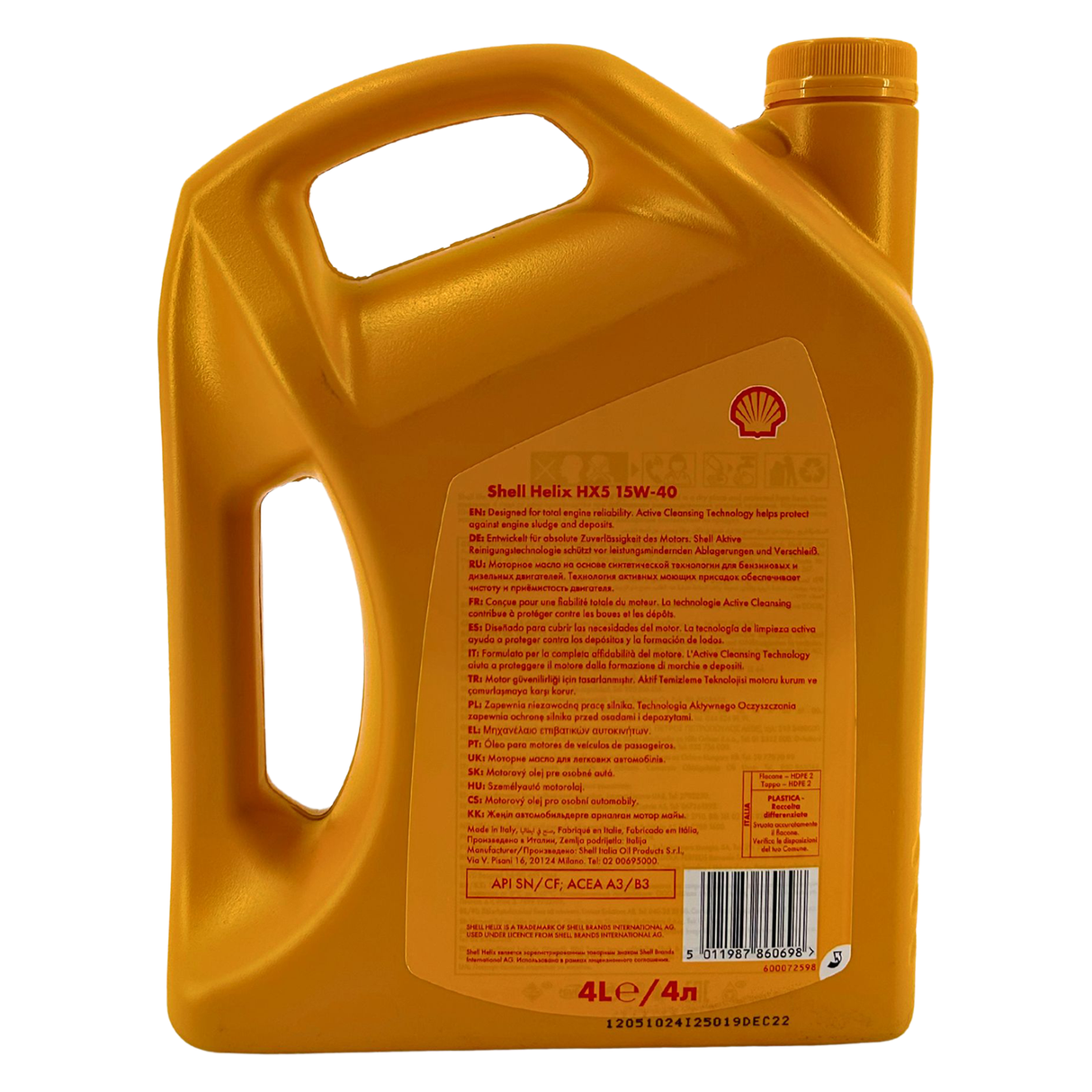 Shell Helix HX5 15W-40 4 Liter