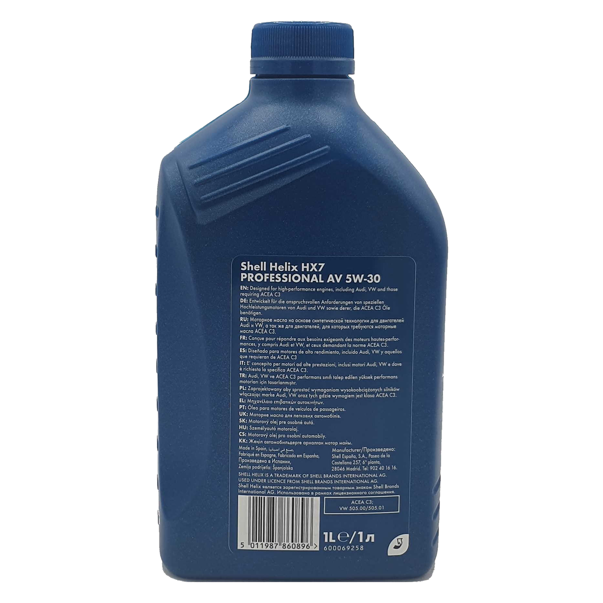 Shell Helix HX7 Professional AV 5W-30 1 Liter