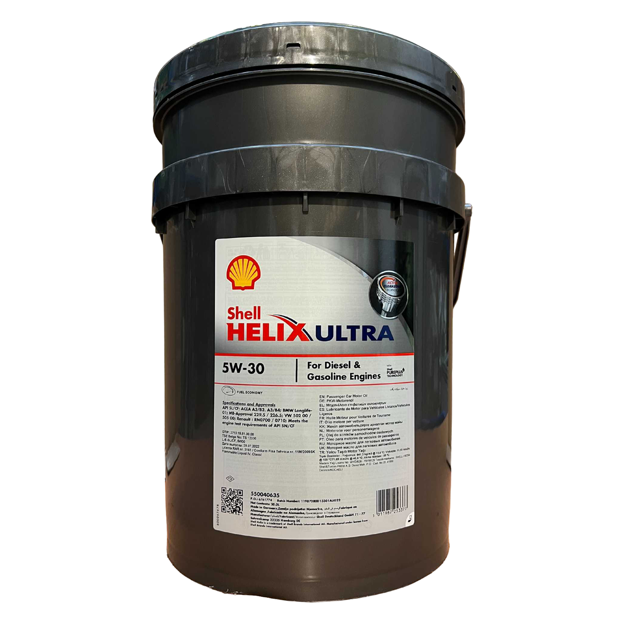 Shell Helix Ultra 5W-30 20 Liter