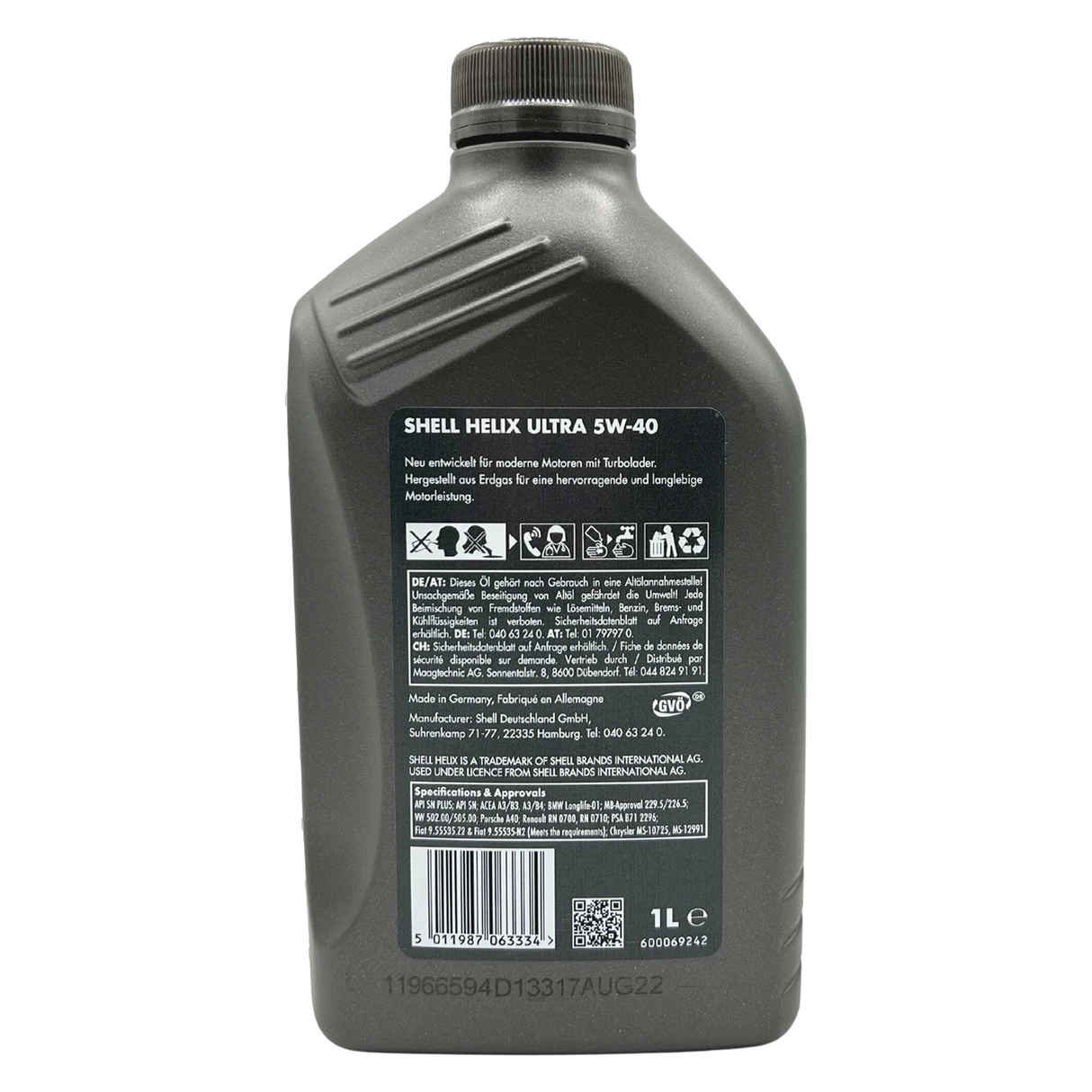 Shell Helix Ultra 5W-40 1 Liter