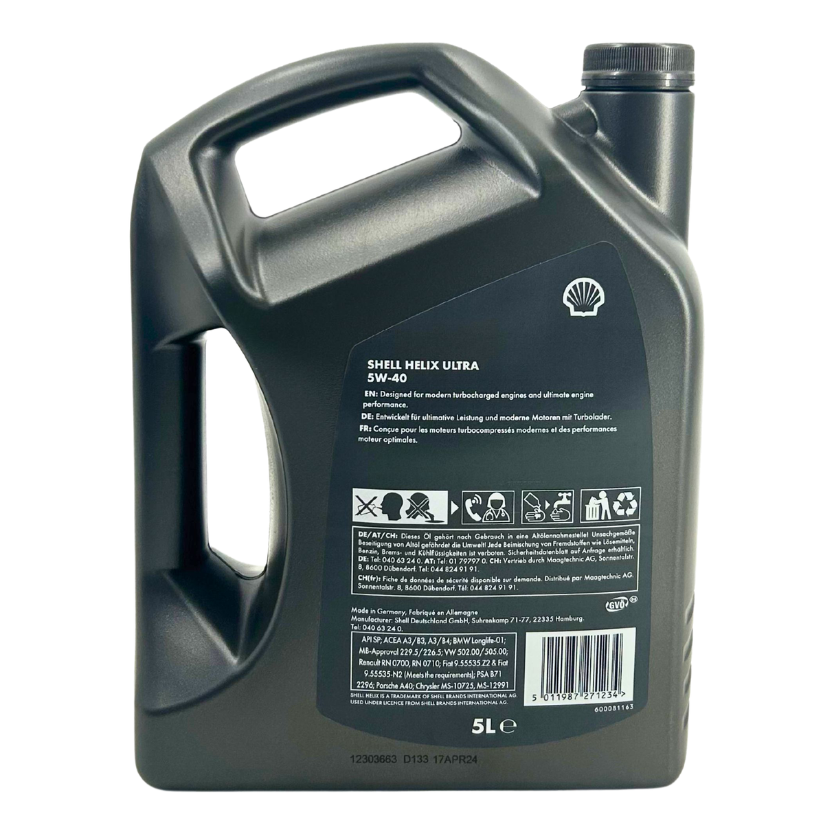 Shell Helix Ultra 5W-40 5 Liter