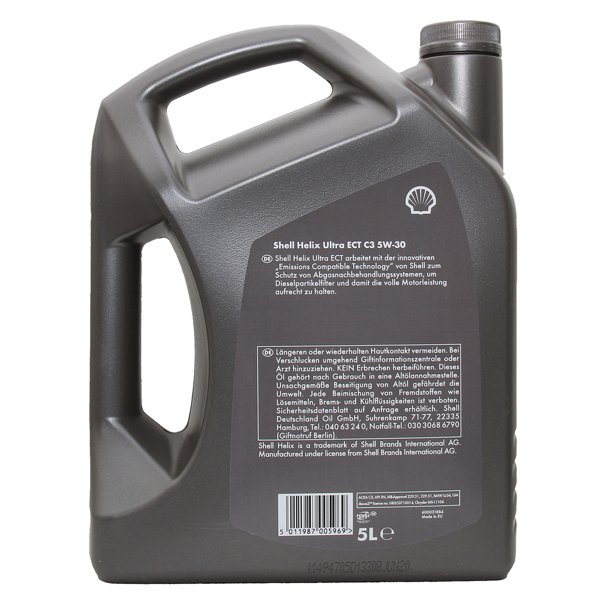 Shell Helix Ultra ECT C3 5W-30 5 Liter