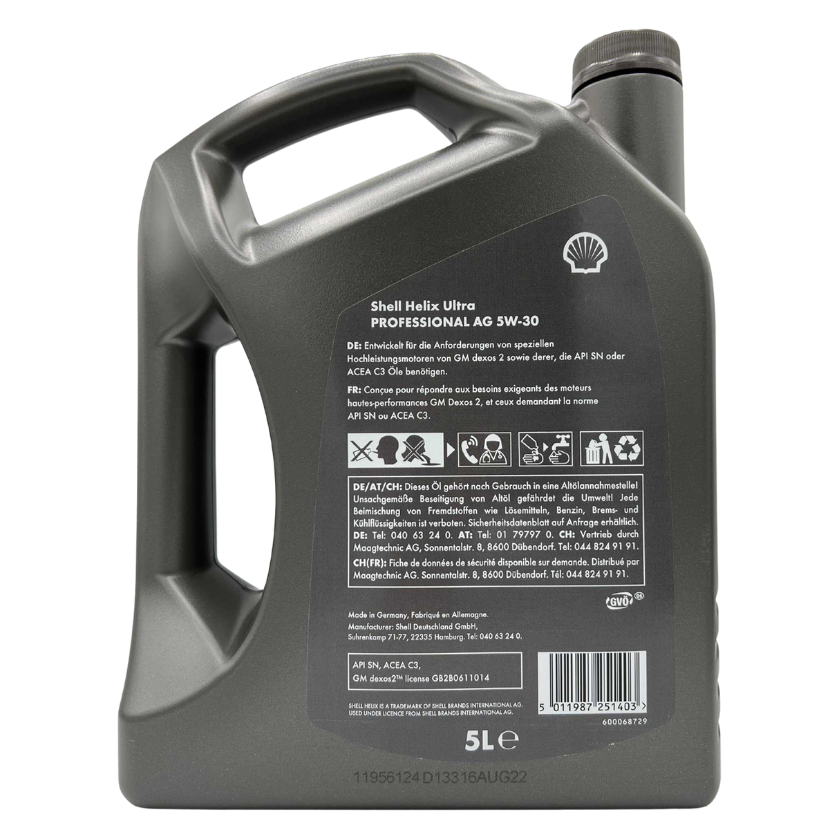 Shell Helix Ultra Professional AG 5W-30 5 Liter