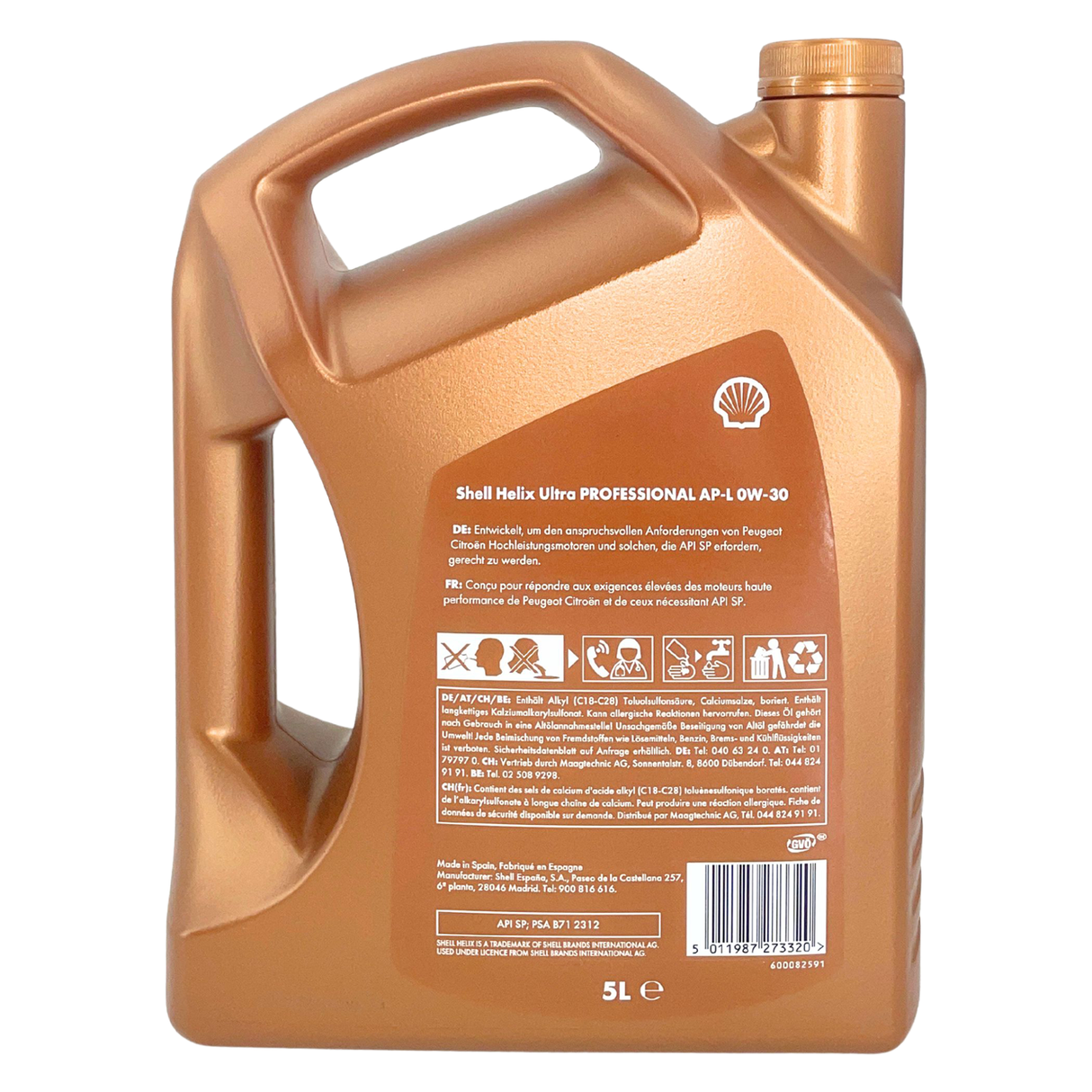 Shell Helix Ultra Professional AP-L 0W-30 5 Liter