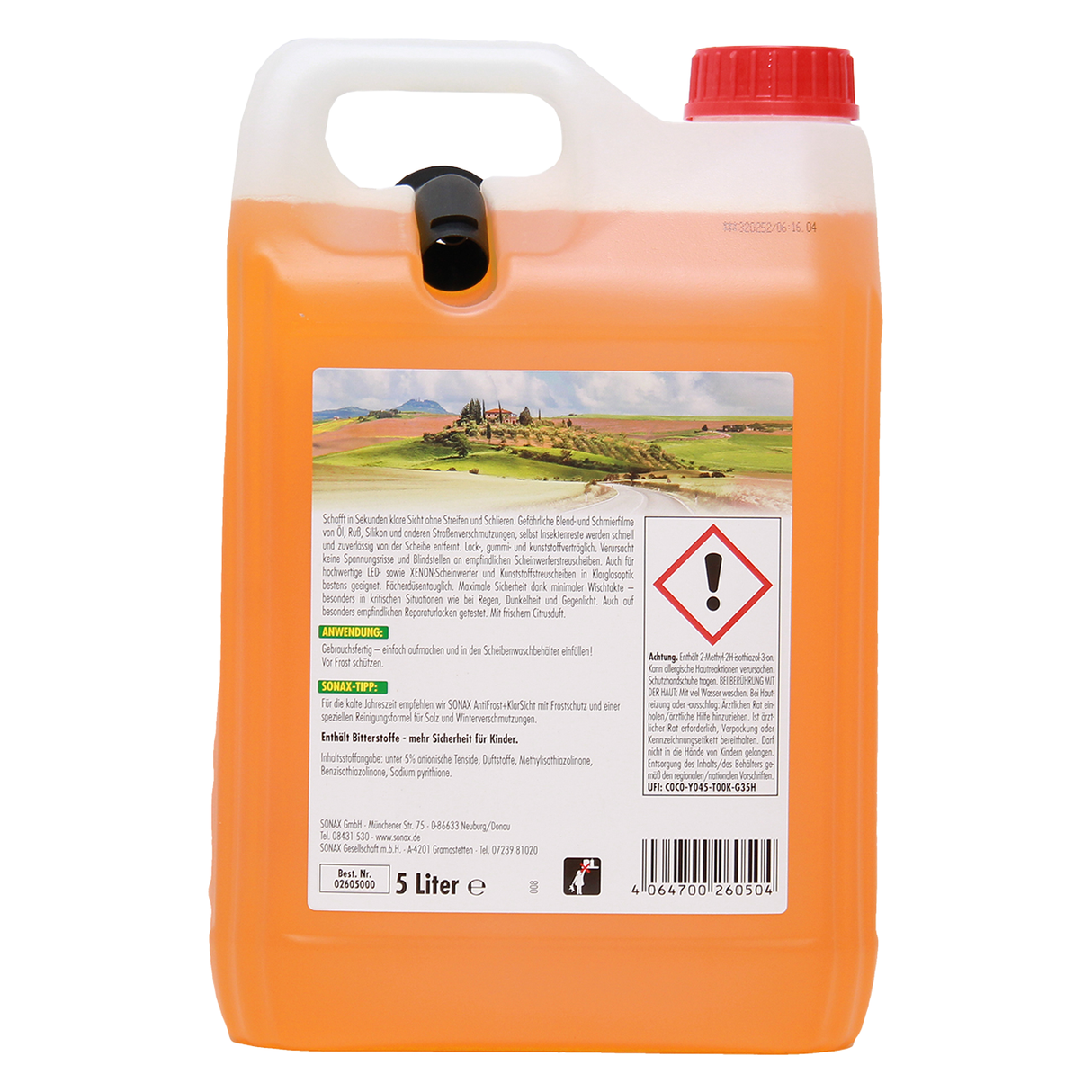 Sonax ScheibenReiniger gebrauchsfertig Citrus 5 Liter