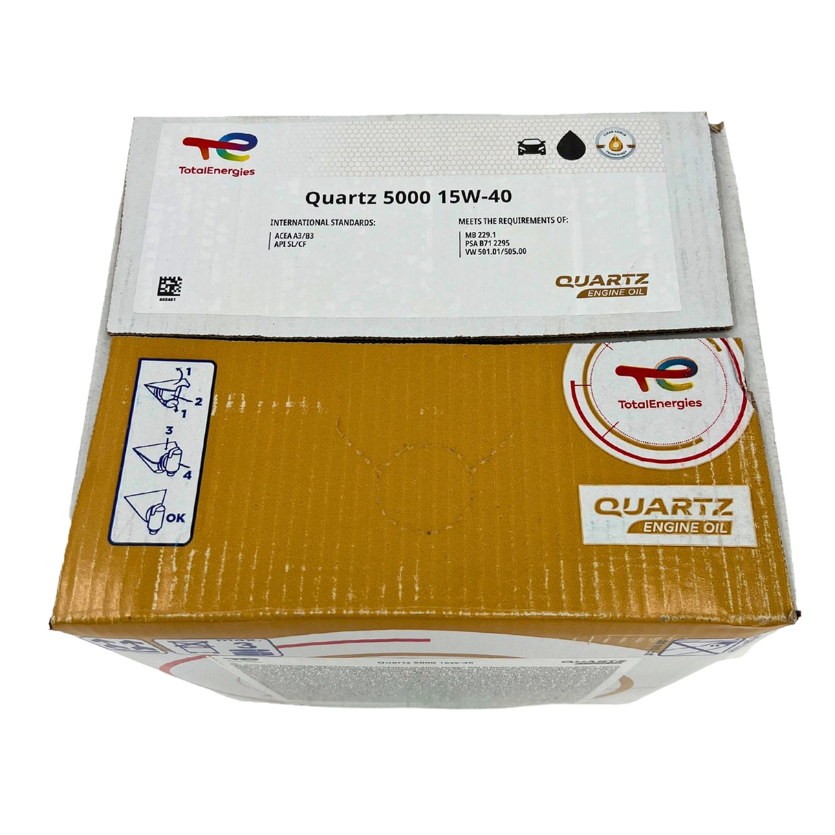 Total Quartz 5000 15W-40 20 Liter BAG-IN Box