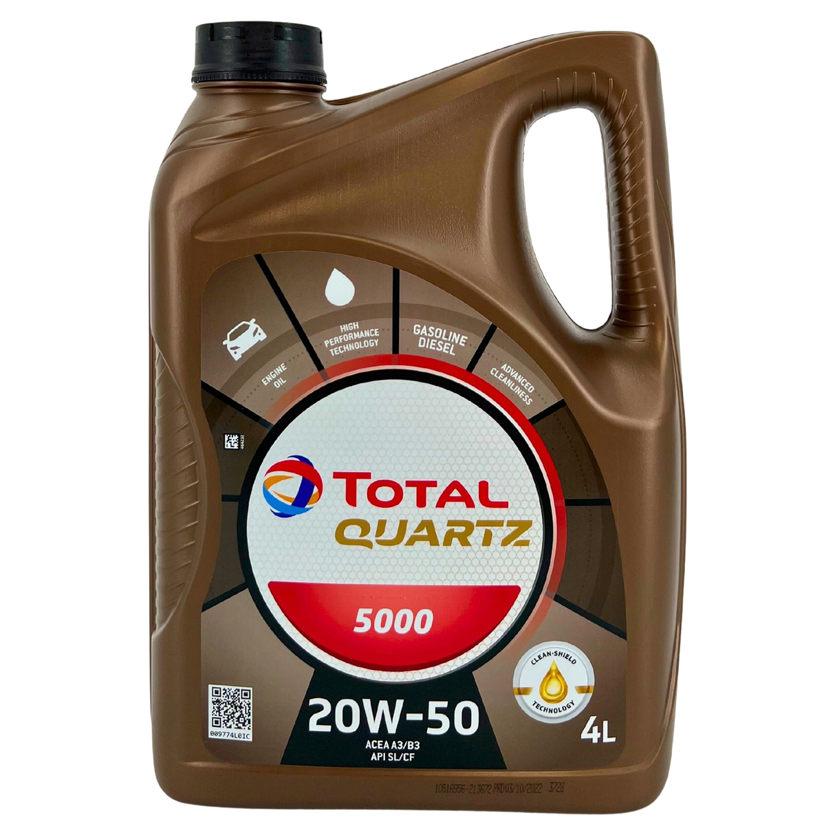Total Quartz 5000 20W-50 4 Liter