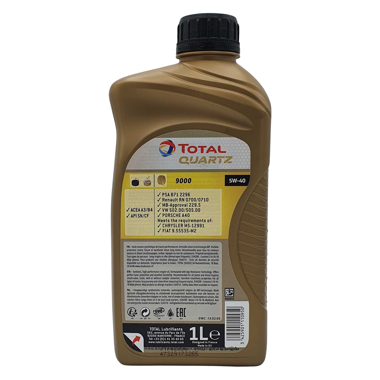 Total Quartz 9000 5W-40 1 Liter