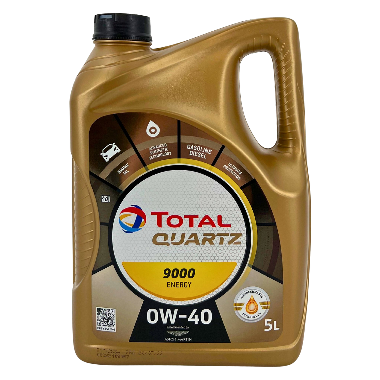 Total Quartz 9000 Energy 0W-40 5 Liter