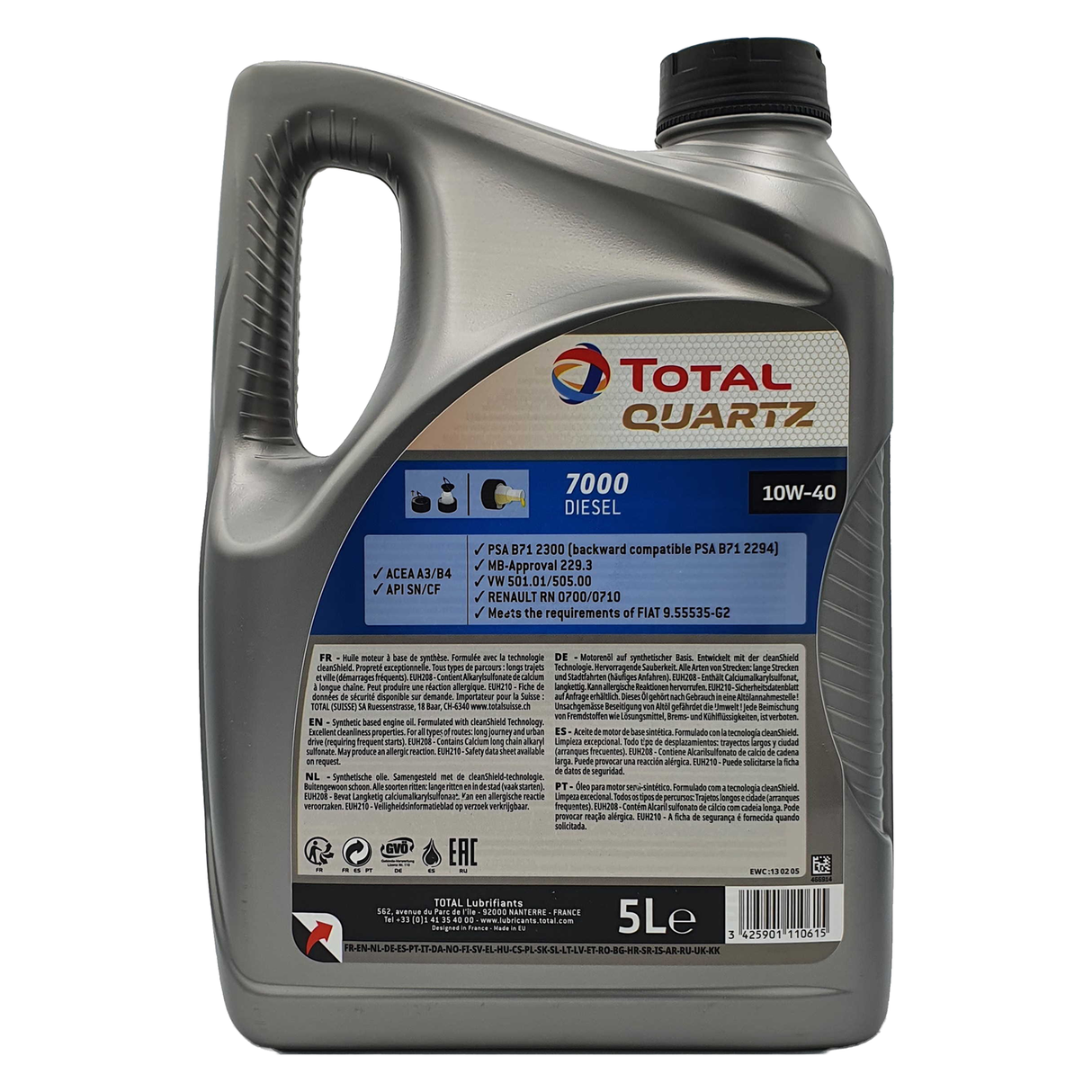 Total Quartz Diesel 7000 10W-40 5 Liter