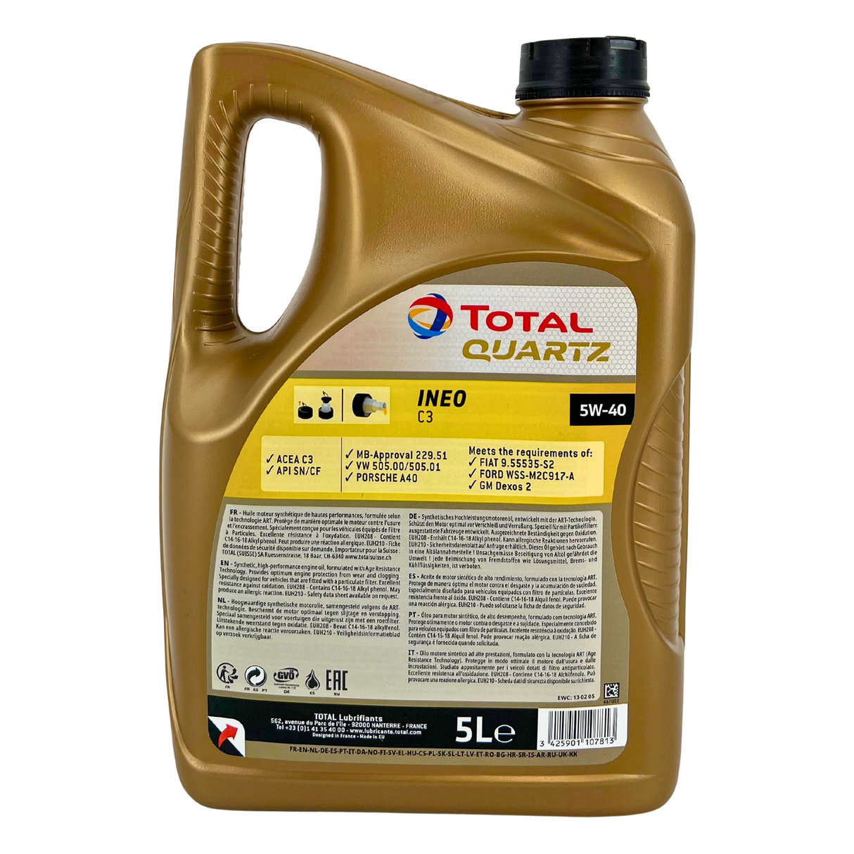 Total Quartz Ineo C3 5W-40 5 Liter