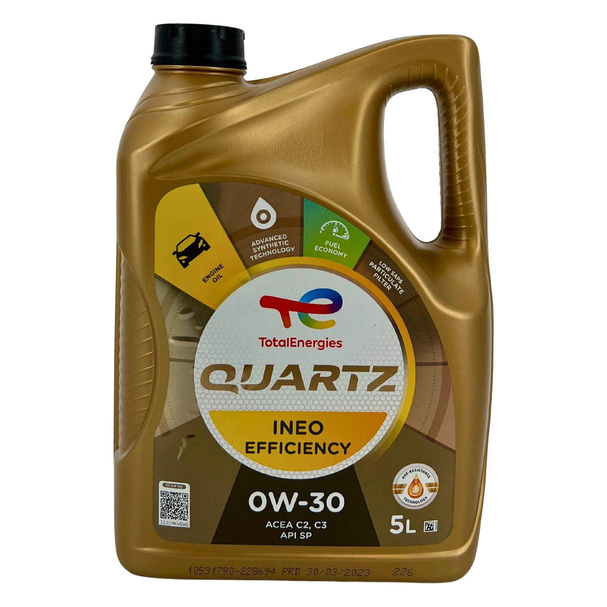 Total Quartz Ineo Efficiency 0W-30 5 Liter