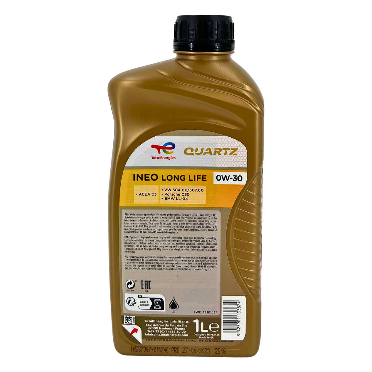 Total Quartz Ineo Long Life 0W-30 1 Liter