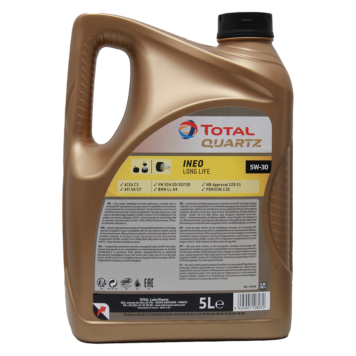 Total Quartz Ineo Longlife 5W-30 5 Liter
