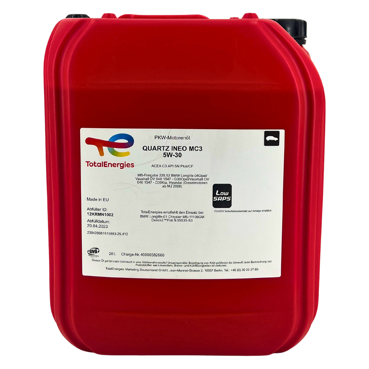 Total Quartz Ineo MC3 5W-30 20 Liter