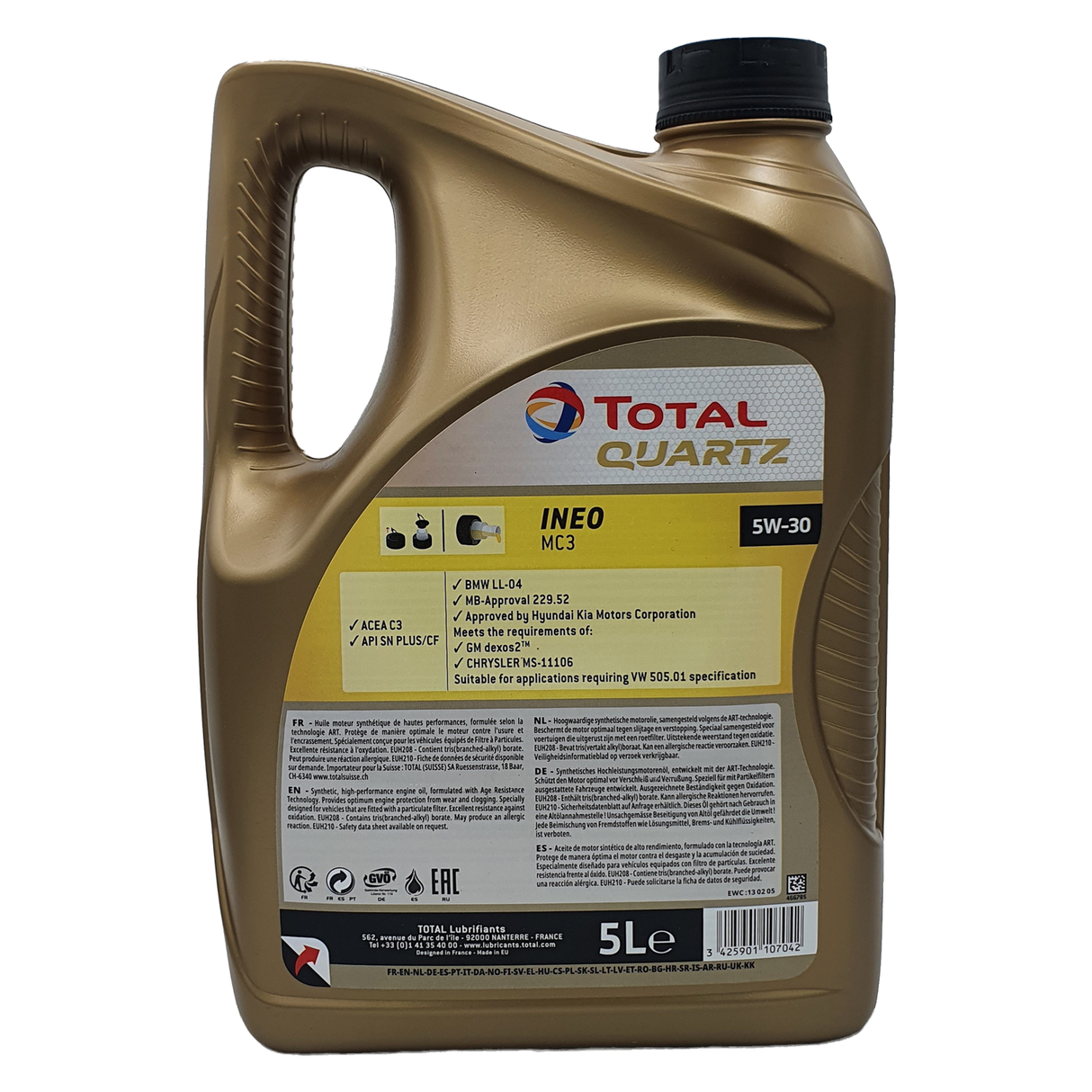 Total Quartz Ineo MC3 5W-30 5 Liter